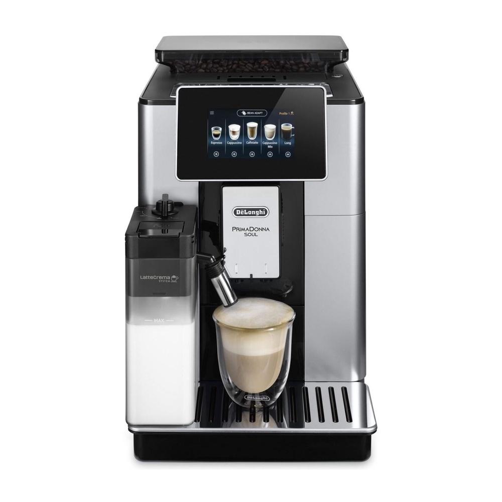 Máy Pha Cà Phê Tự Động DELONGHI ECAM 610.55.SB, Máy Pha Cafe, Espresso, Cappuccino, Model Mới Nhất, Nhập Đức