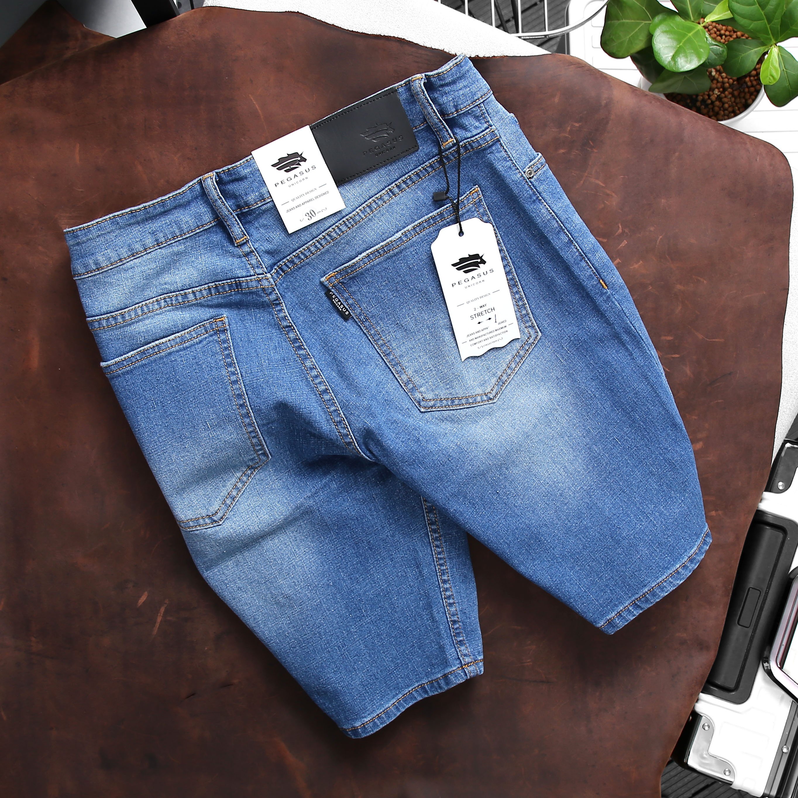 Quần short nam, quần short jean nam cao cấp QS04