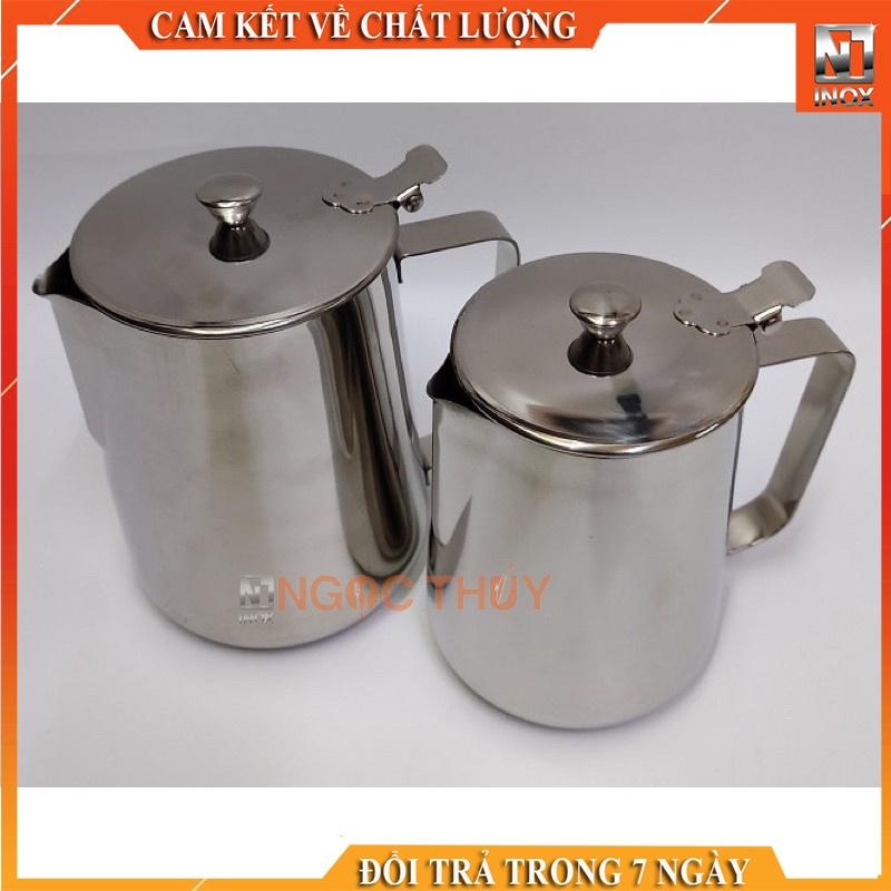 Ca sữa inox có nắp