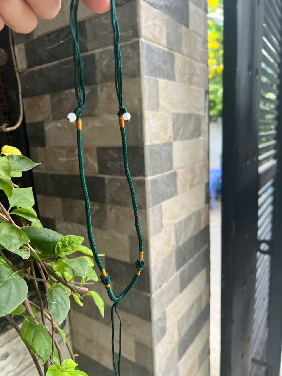 Sợi Dây Đeo cổ mới Xanh Rêu Đậm Đẹp Kiểu dạng rút size 3mm x dài trồng cổ Anh Chị tự chỉnh theo ý 23cm - 30cm Phối với mặt Phật, mặt dây chuyền nam nữ đeo được hết rẻ đẹp ạ