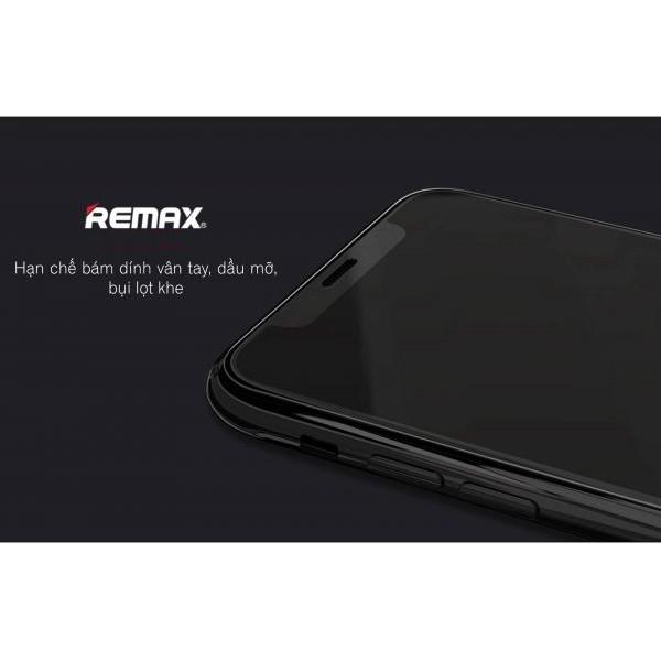 Miếng dán mặt kính cường lực 3D full màn hình Remax GL-09 cho iPhone X (Đen) - Hàng Chính Hãng