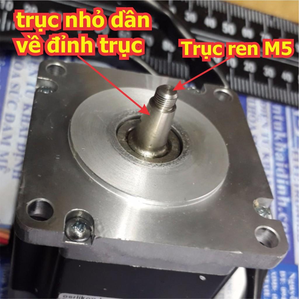 Động cơ bước 57mm 6A 1.8 độ, 3000V/P trục 6.3mm 720g 8 DÂY momen xoắn lớn 1.62Nm dùng chế máy in 3D... kde5172