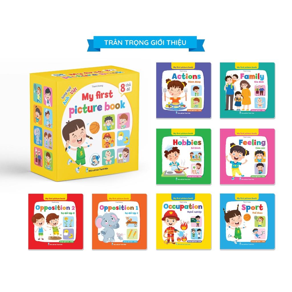 Bộ Sách Bìa Cứng Từ Điển Thư Viện Hình Ảnh Đầu Tiên Cho Bé My First Picture Books - Song Ngữ