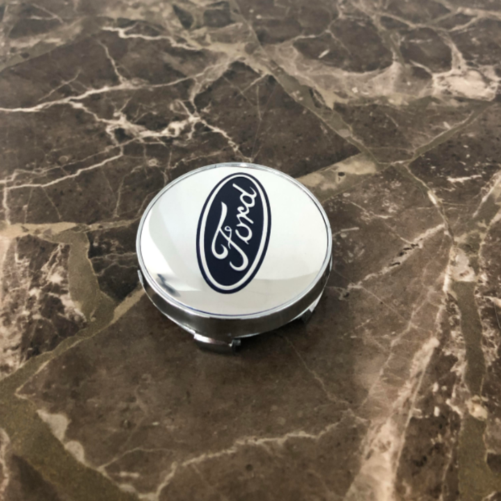 Logo chụp mâm bánh xe ô tô Ford đường kính 60mm
