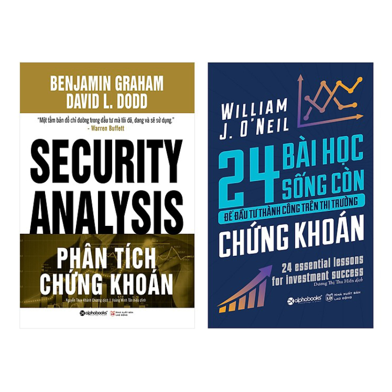 Combo Phân Tích Chứng Khoán + 24 Bài Học Sống Còn Để Đầu Tư Thành Công Trên Thị Trường Chứng Khoán