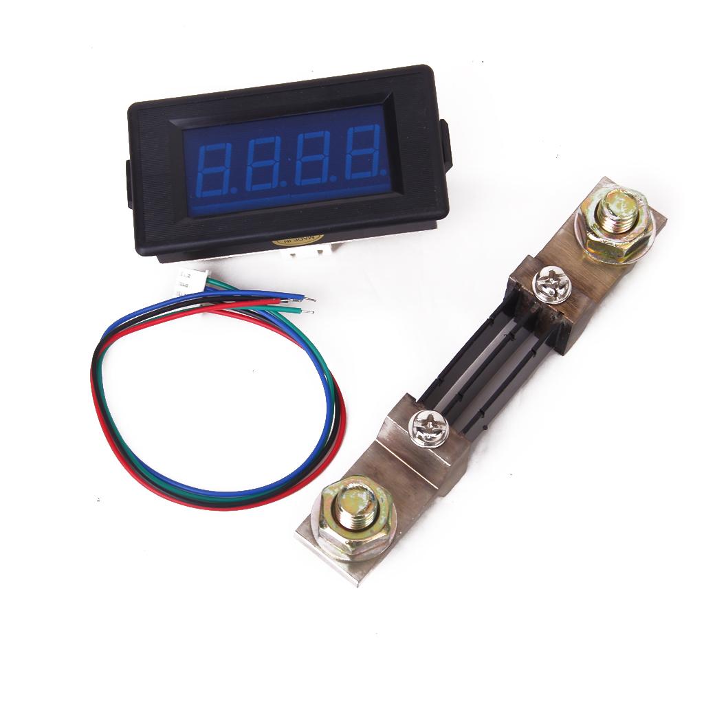DC 300A LED Digital Ampere Meter Meter Ammeter Panel with Shunt