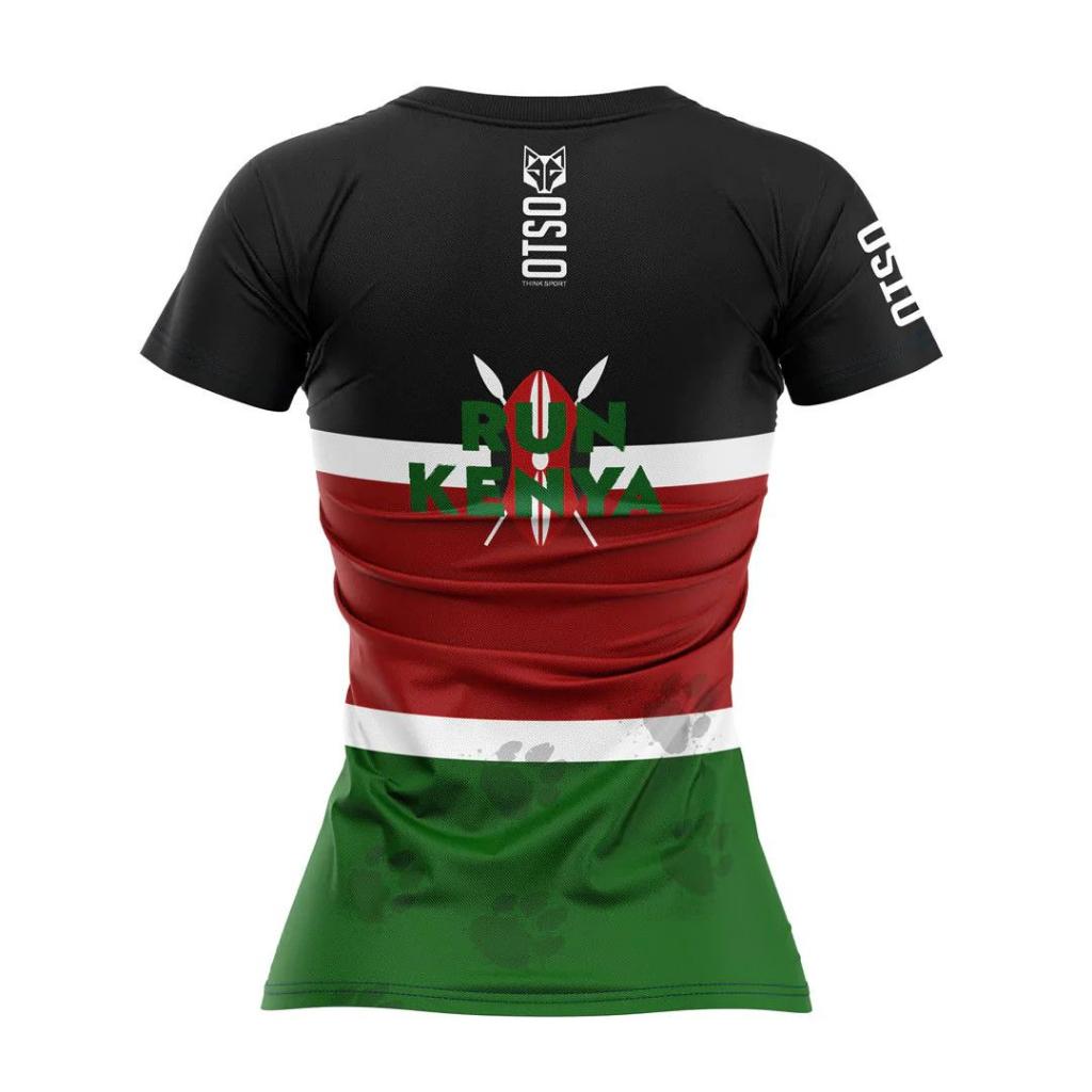 Áo Chạy Bộ Nữ OTSO Camiseta Manga Corta Mujer Run Kenya