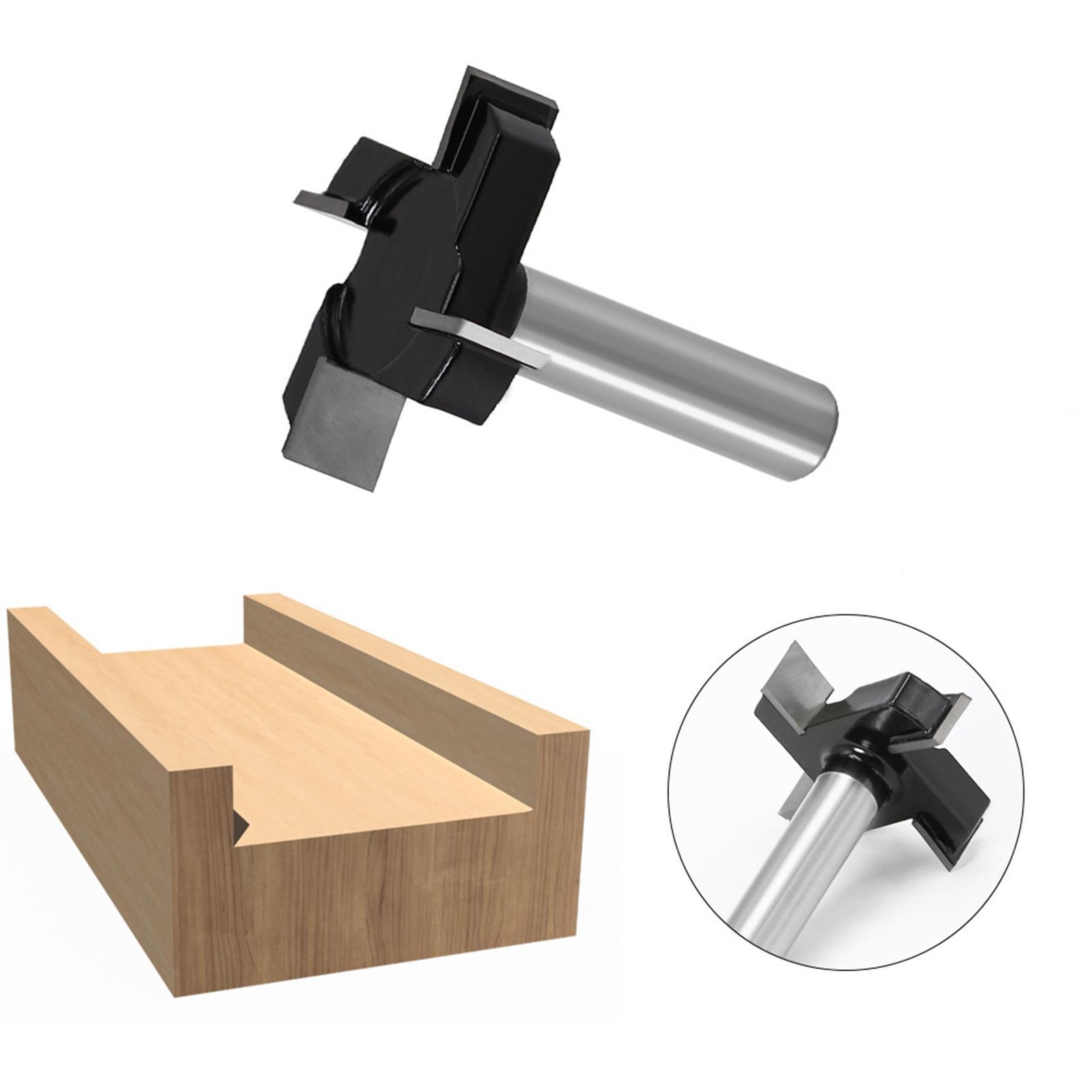 12mm Shank Carbide Planer Router Bits 2" Cutting Diameter Woodworking Tools