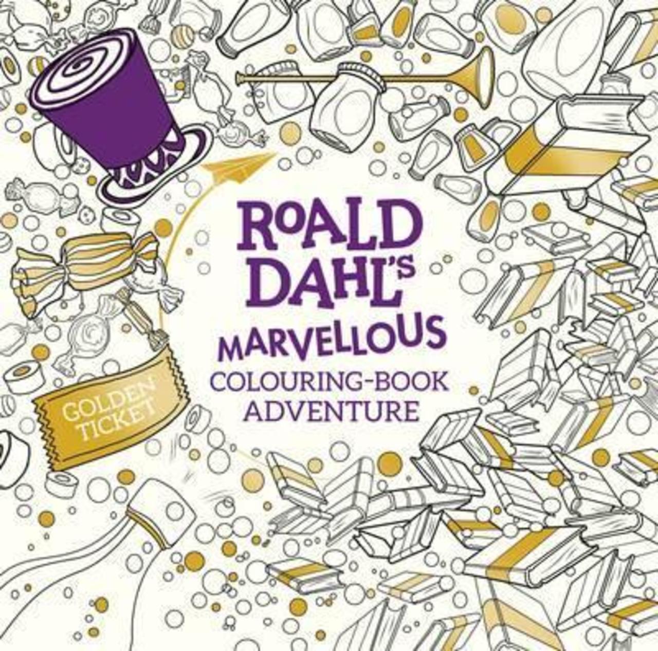 Sách - Roald Dahl's Marvellous Colouring-Book Adventure by DAHL ROALD (UK edition, paperback)