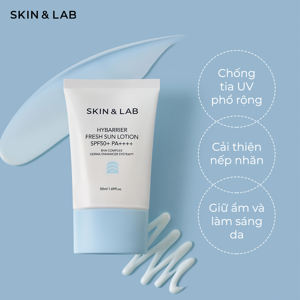 Kem Chống Nắng Cấp Ẩm SKIN&amp;LAB Hybarrier Fresh Sun Lotion 50ml