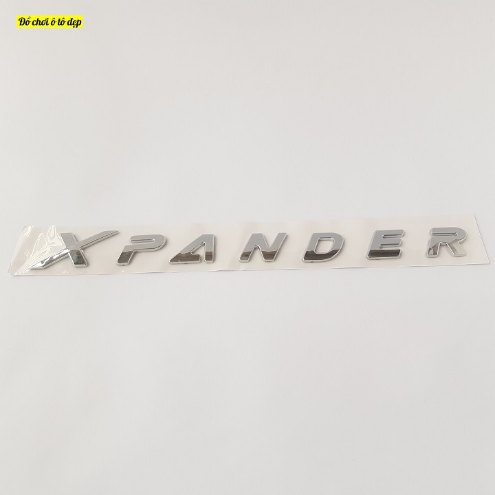 Tem dán chữ nổi Xpander dán xe ô tô Mitsubishi Xpander