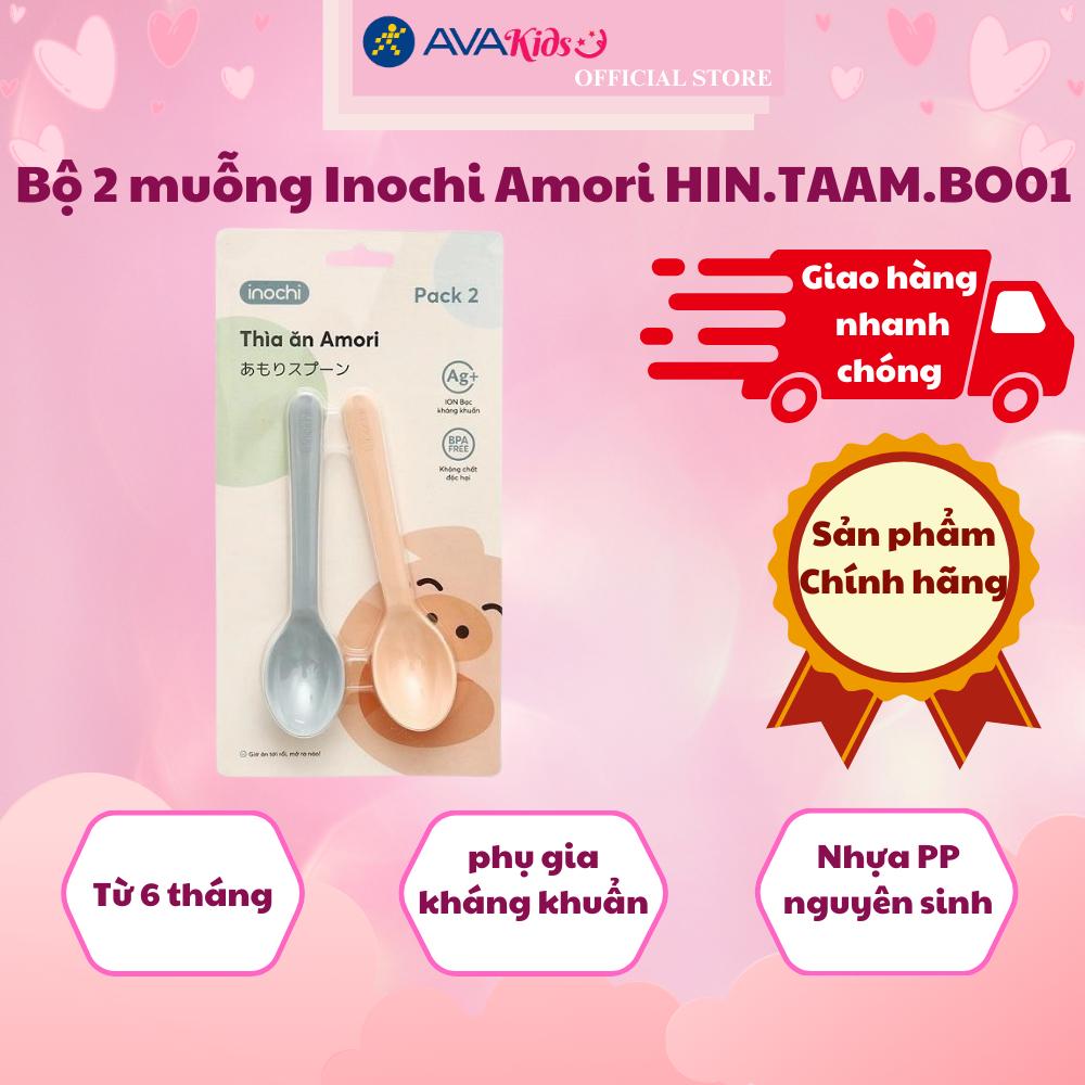 Bộ 2 muỗng amori nhựa Inochi HIN.TAAM.BO01 - màu ngẫu nhiên