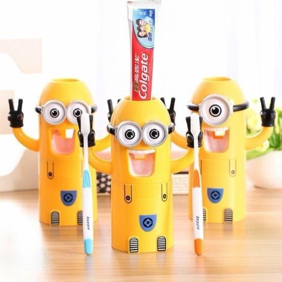 BỘ NHẢ KEM ĐÁNH RĂNG MINION SIÊU CUTE, DỄ THƯƠNG - Gutyhome