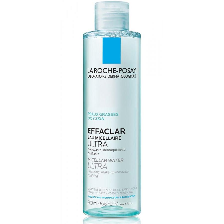 Nước tẩy trang làm sạch sâu dành cho da dầu nhạy cảm - La Roche-Posay Micellar Water Ultra Oily Skin 200ml