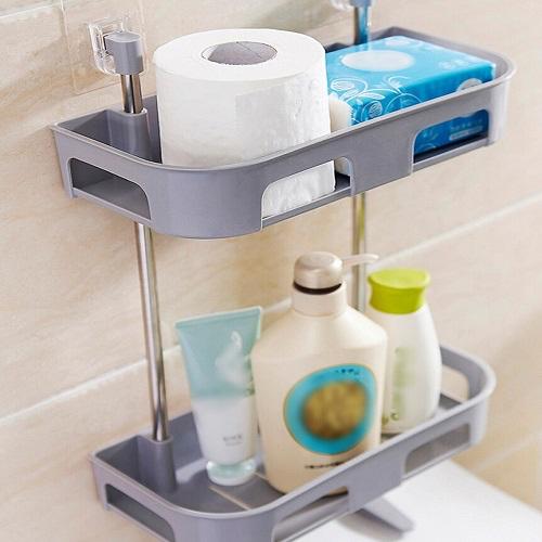 Kệ Nhà Tắm Kệ Để Đồ Phòng Tắm Kệ Nhà Vệ Sinh Toilet Kệ Để Bồn Cầu 2 Tầng