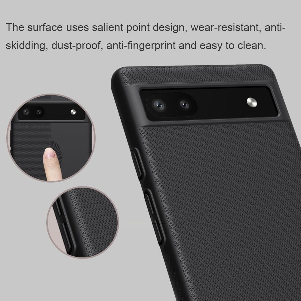 Ốp Lưng cho Google Pixel 6A Nillkin cứng Nhựa Sần Hàng nhập khẩu