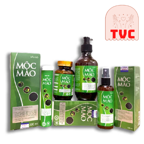 Bộ 4 Sản Phẩm Chăm Sóc Tóc Mộc Mao - Hỗ trợ làm đen tóc, hạn chế gãy rụng, nuôi dưỡng tóc chắc khỏe