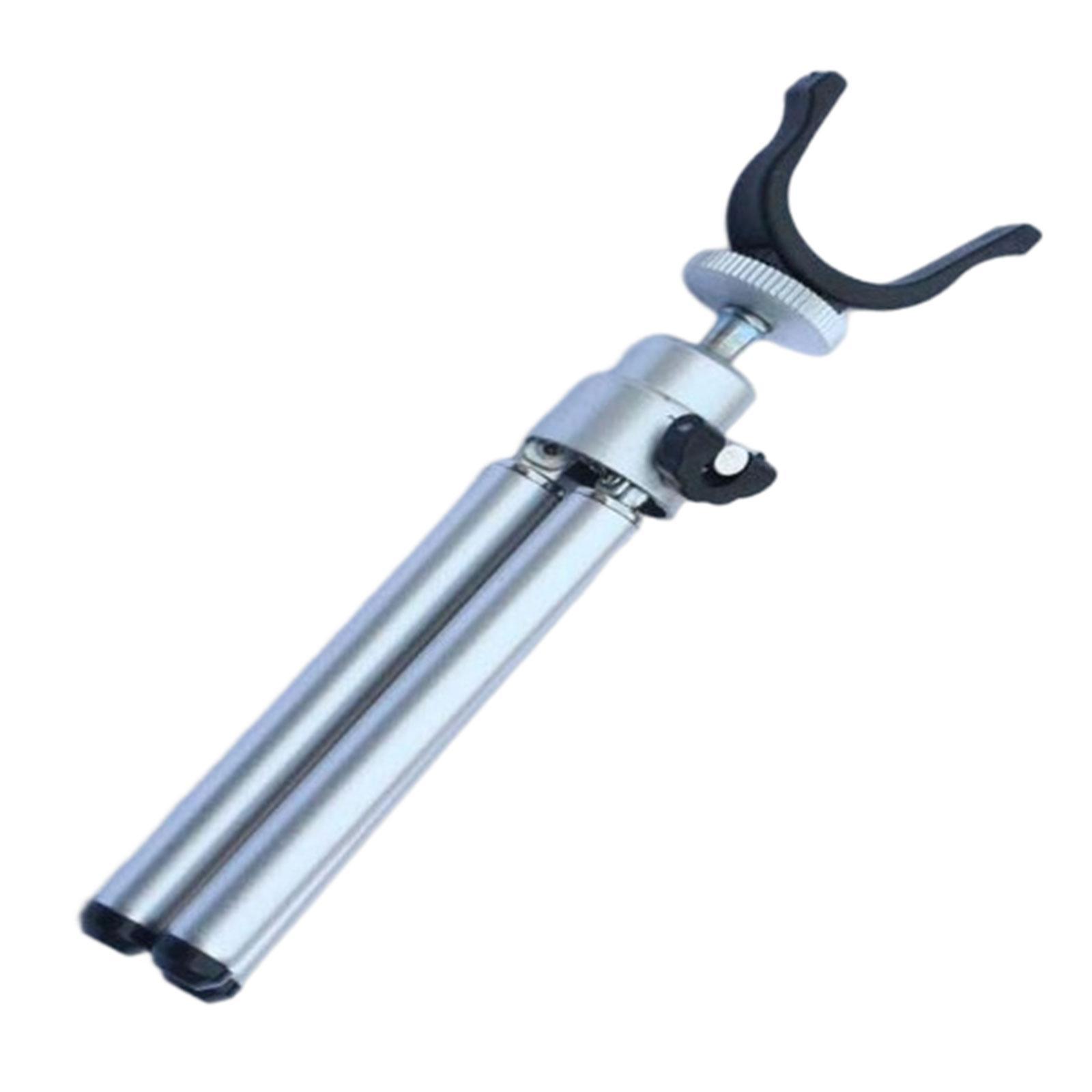 Fishing Pole Holder Ice Fishing Rod Tripod Alloy Fishing Gear Collapsible Folding Triangle Ice Fishing Rod Bracket Tripod Fishing Rod Holder