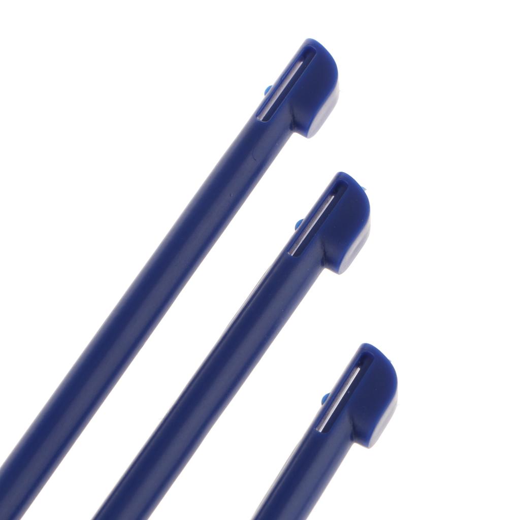 6pcs Slot in Touch Screen Pen Stylus Resistive for Nintendo 2DS White+Blue