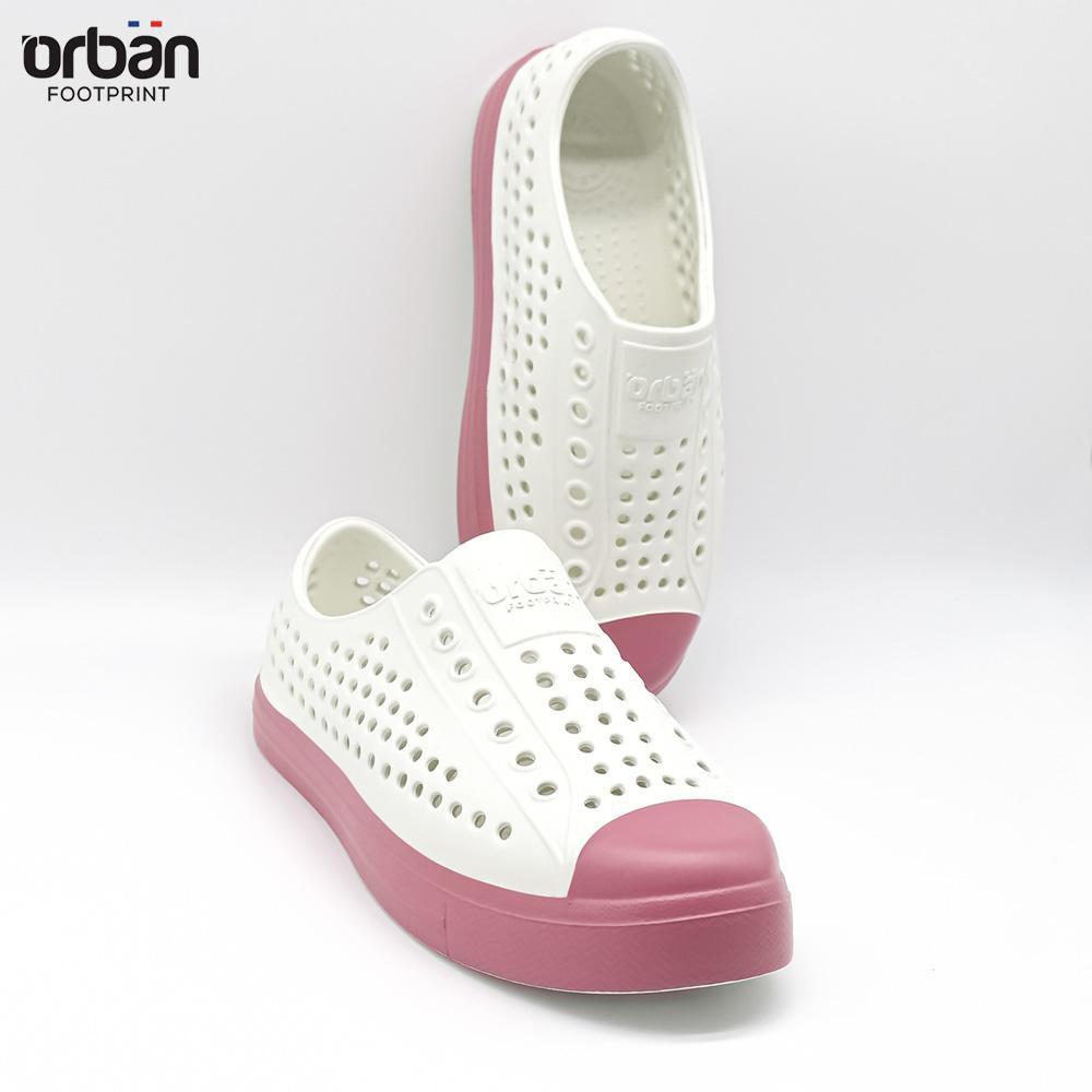 Giày Trẻ em Eva siêu nhẹ Urban cao cấp D2001 ( chống thấm nước) trắng hồng