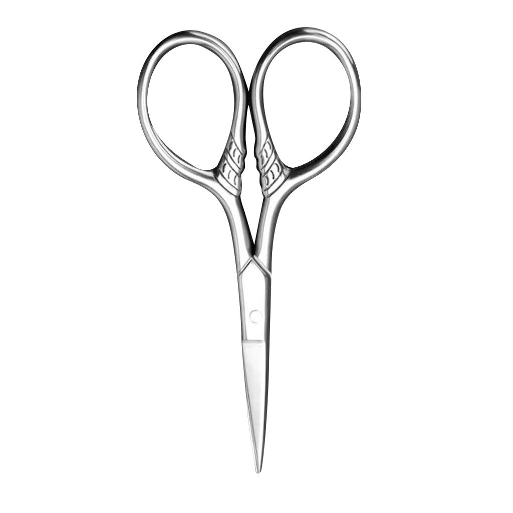 Stainless Steel | Beard Care Products, Scissors for Eyebrow, Nose Hair, Ear, Dog Hair Trimming - Nasal Scissors for Men, Women, Nose Hair Scissors