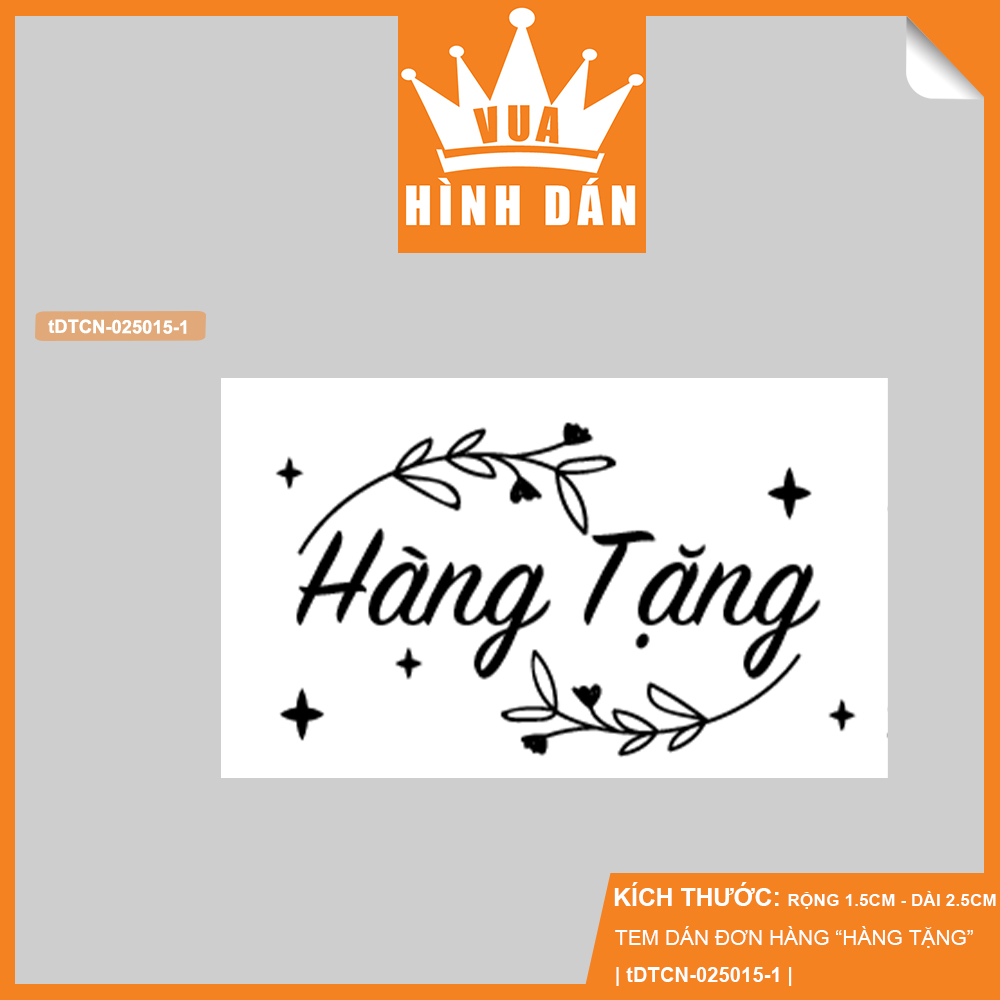 Set 100/500 tem / sticker (2.5x1.5cm) hàng tặng nhãn dán siêu mini dành cho shop (5 mẫu) (1.024)