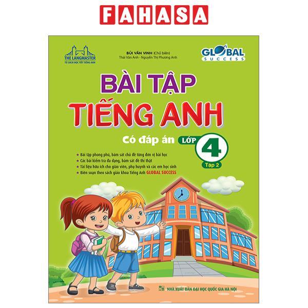 Global Success - Bài Tập Tiếng Anh Lớp 4 - Tập 2 (Có Đáp Án)