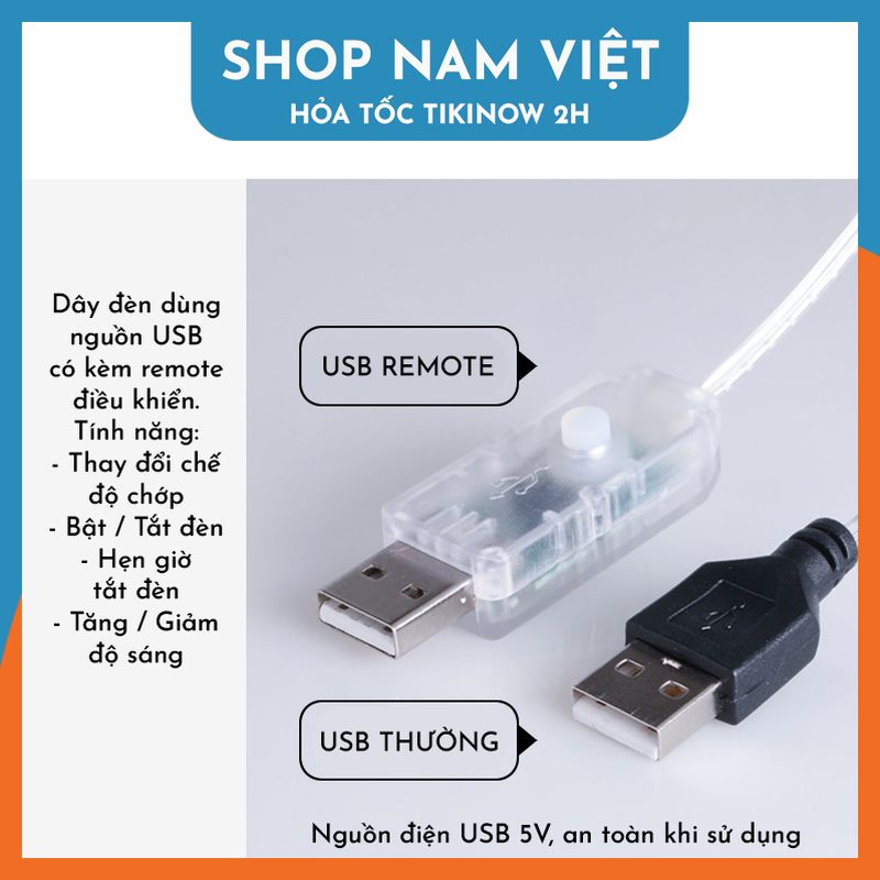 Dây LED Rèm Trang Trí Giáng Sinh 10 Chi Tiết Ngang 3m, Kèm Remote - Chính Hãng NAVIVU