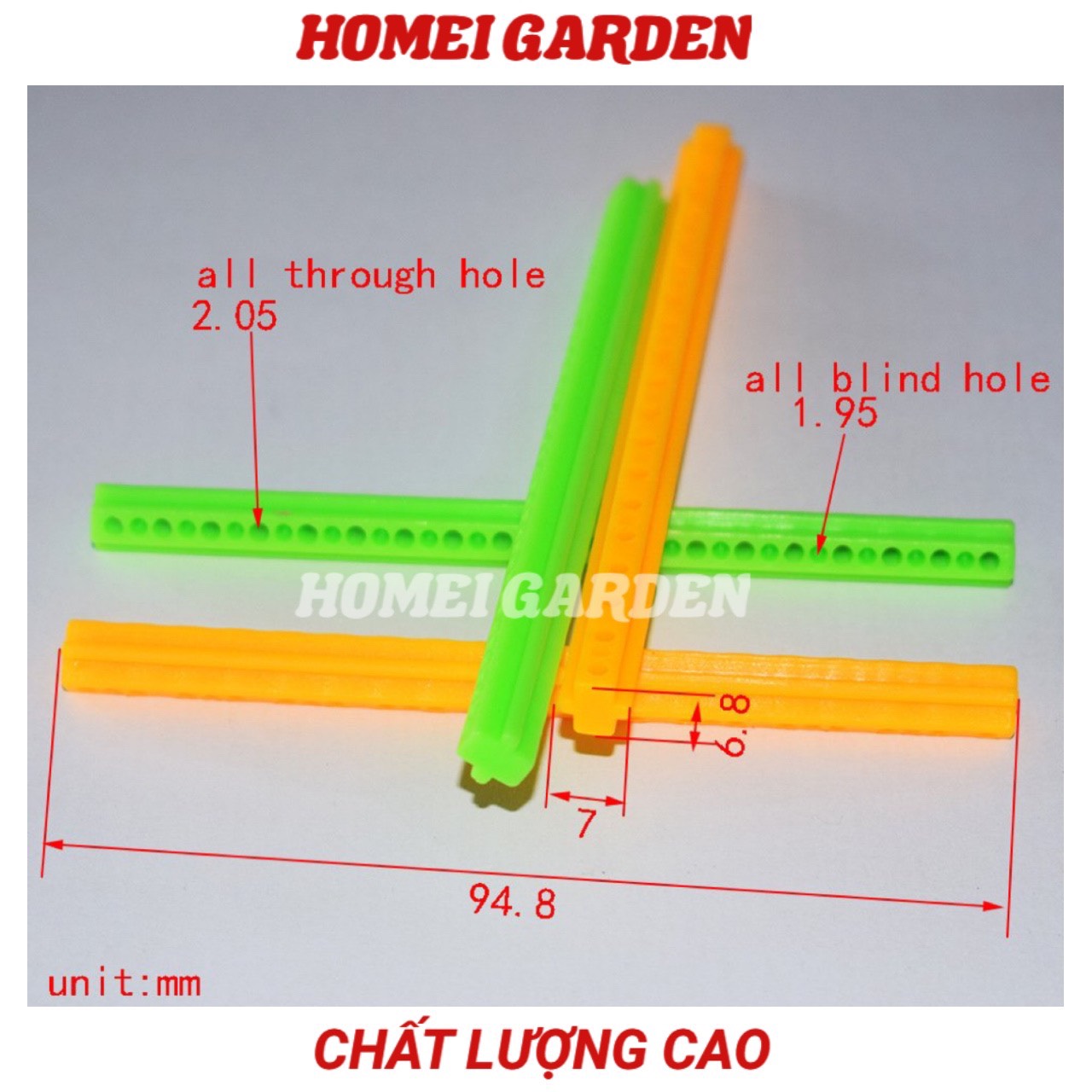 Thanh nhựa làm giá đỡ chất lượng cao mới 100% - HM0066