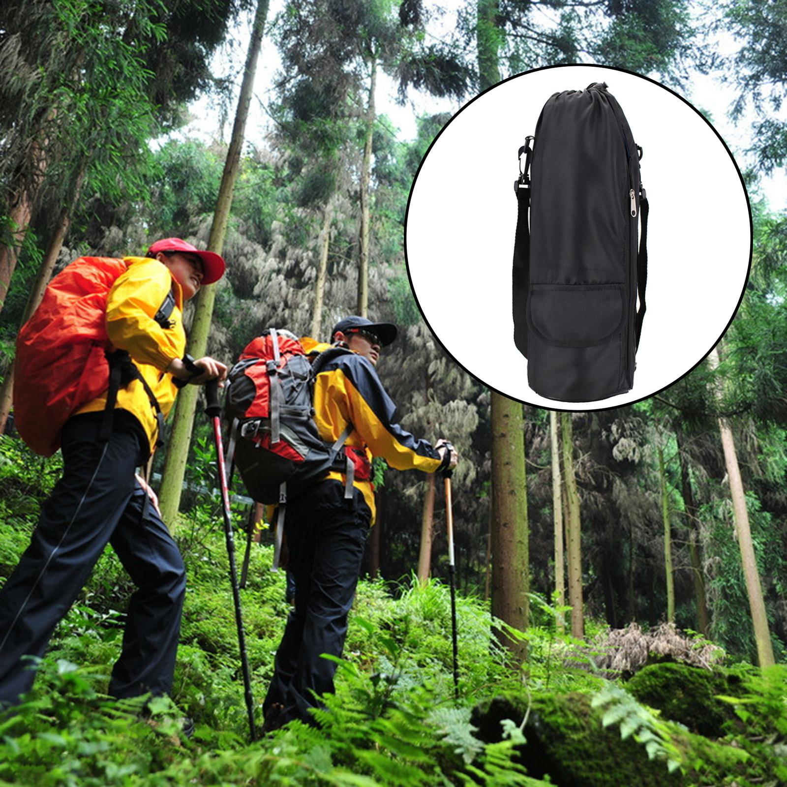 Water Bottle Carrier Bag, Bottle Pouch Holder, Adjustable Shoulder Hand Strap Sleeve Sports Water Bottle Accessories for Hiking Travelling Camping