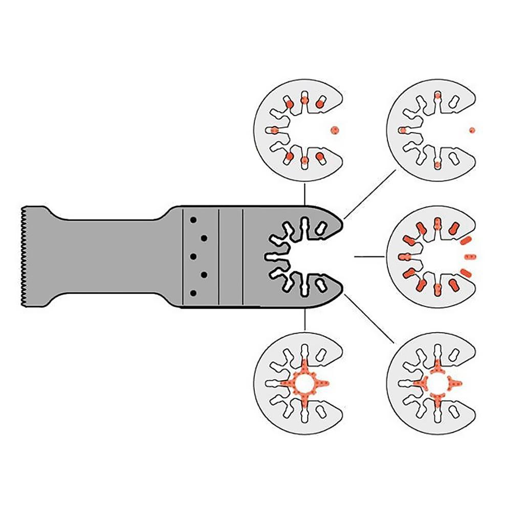 66Pieces Oscillating Multi Tool Saw Blade