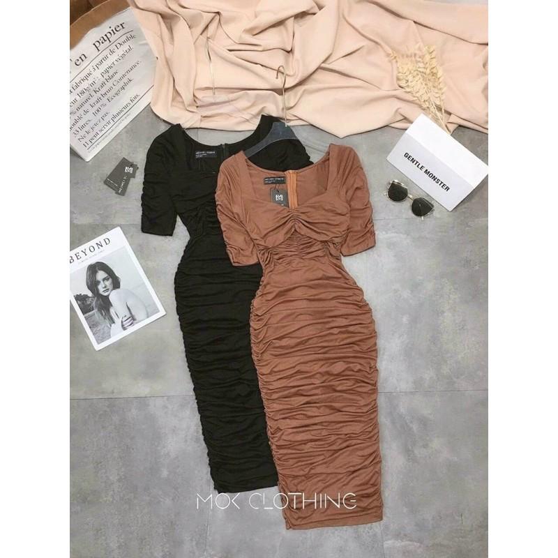 Body trơn thần thánh nhún ngực 2 lớp cổ vuông sexy sang chảnh