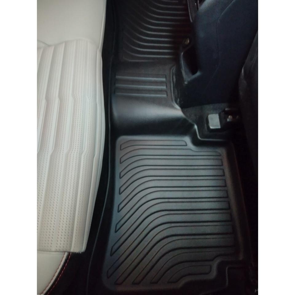Thảm lót sàn xe ô tô Kia Sonet 2022 Nhãn hiệu Macsim chất liệu nhựa TPE cao cấp màu đen