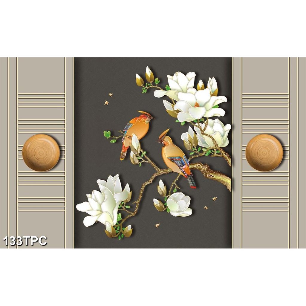 TRANH PHÀO CHÌ RÈM CỬA- TRANH DÁN TƯỜNG 3D