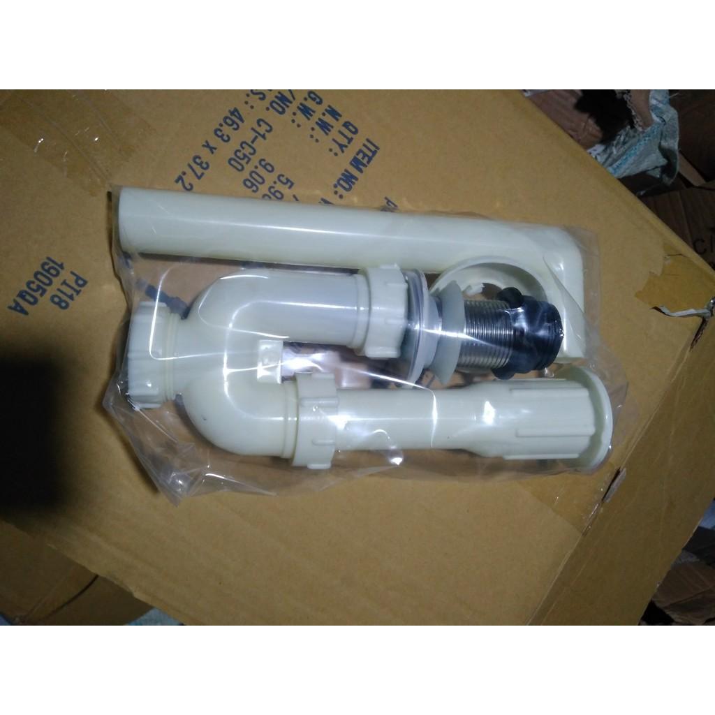 Bộ xả xi phông Lavabo đầu inox cao cấp cho chậu rửa mặt, bồn rửa bát