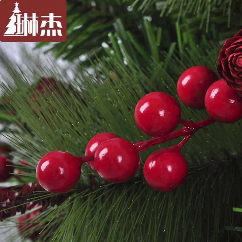 30 Cành Trái Cherry Đỏ Giả Dùng Để Trang Trí Cây Thông Giáng Sinh / Tiệc Cưới Mới, TRANG TRÍ TẾT