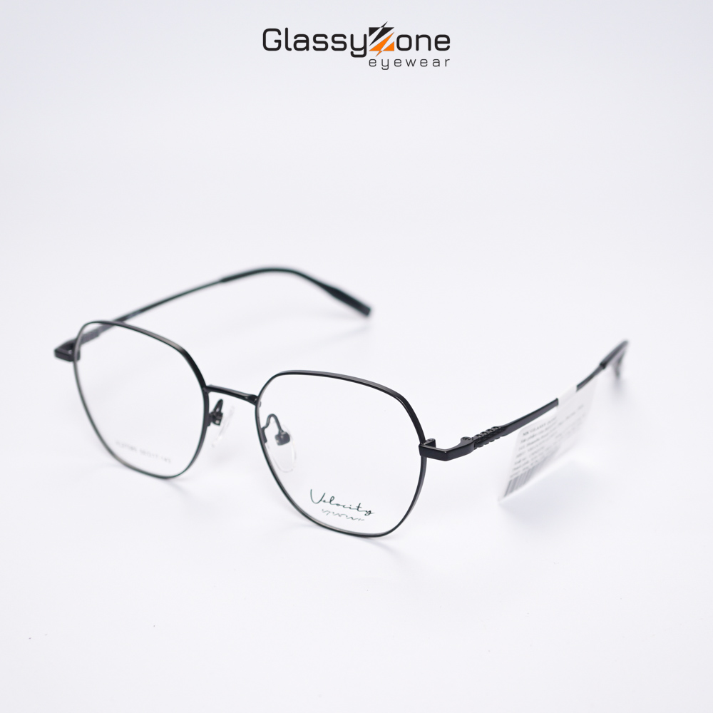 Gọng kính cận, Mắt kính giả cận kim loại Form tròn Nam Nữ Velocity 27085 - GlassyZone