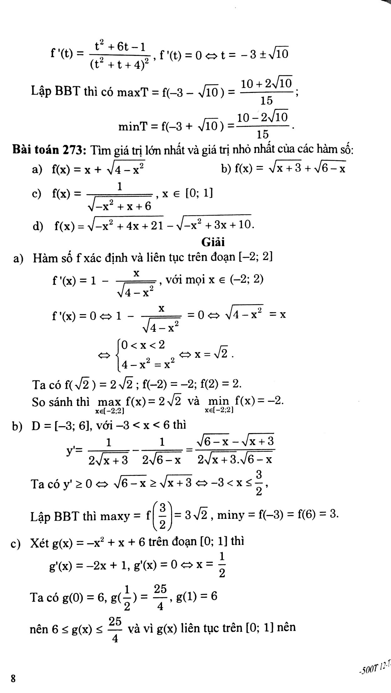 500 Bài Toán Chọn Lọc Giải Tích Hình Học 12 T2