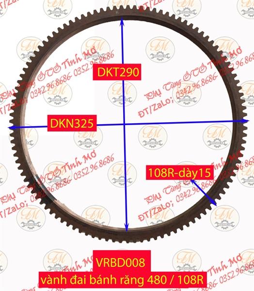 vành răng bánh đà 480/108R