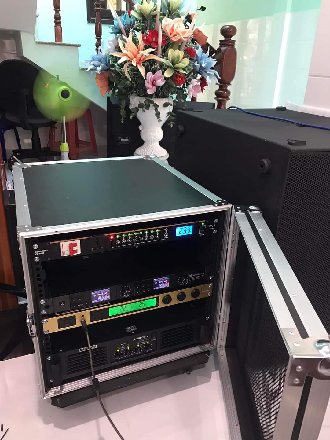 Tủ Rack Âm Thanh 14U Karaoke