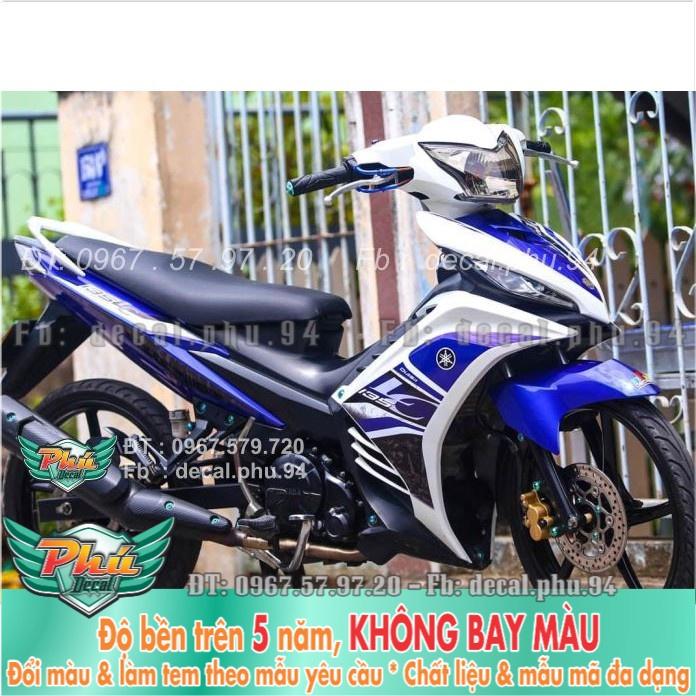 Tem rời Exciter Xanh trắng Lc