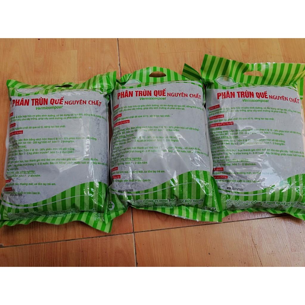 Phân Trùn Quế Phân Bón Hữu Cơ Nguyên Chất Lavamix 2Kg - Shop Phân Bón và Hạt Giống