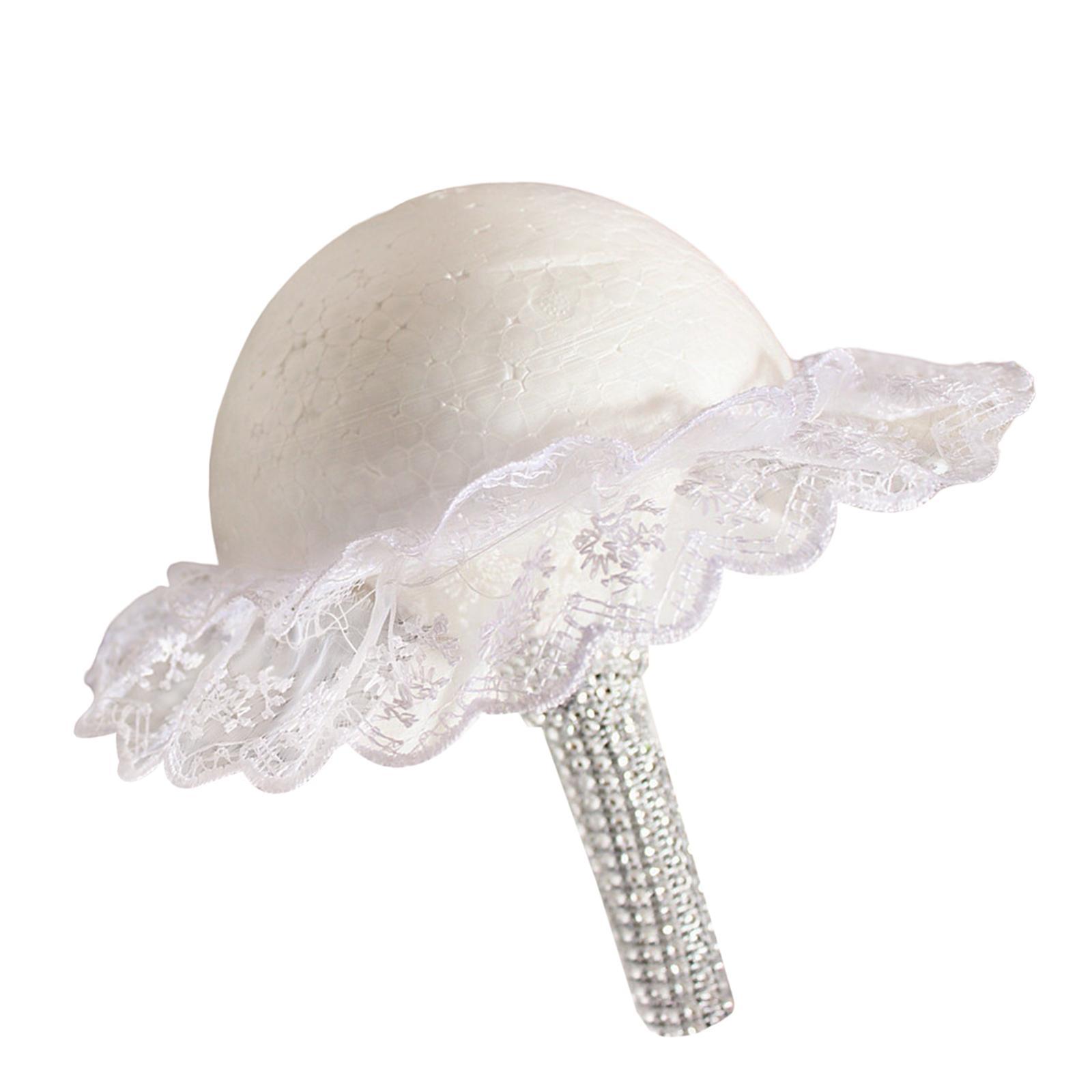 Bouquet Holder Flower Artificial Lace Arrangement DIY Tool Portable Durable Floral Holder for Florist Flower Arrangements Party Birthday