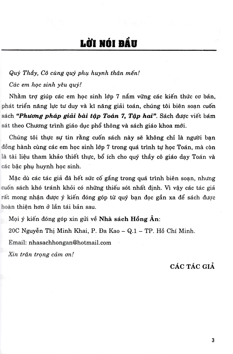 Hình ảnh Sách tham khảo- Phương Pháp Giải Bài Tập Toán 7 - Tập 2 (Dùng Kèm SGK Kết Nối Tri Thức Với Cuộc Sống)_HA