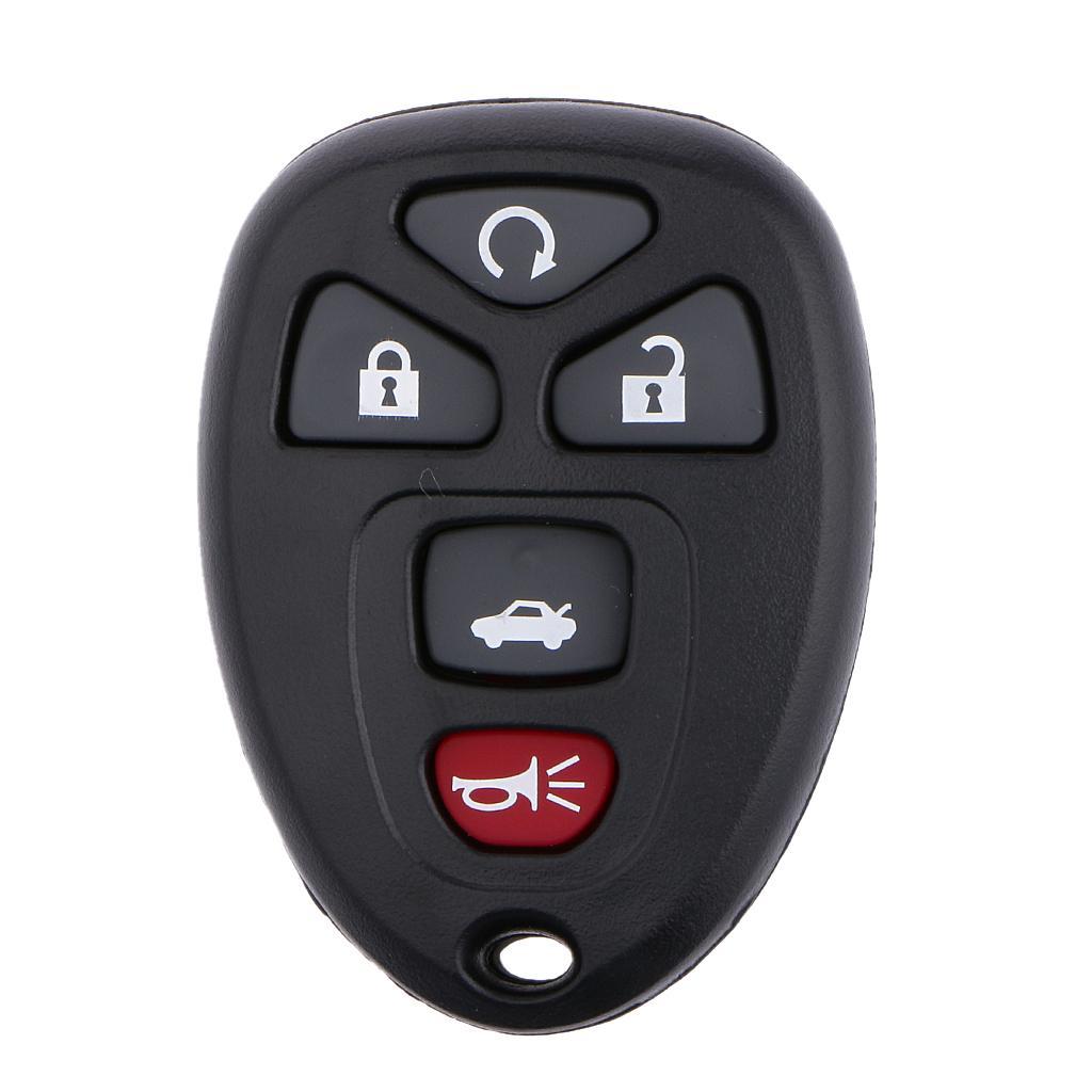 5 Buttons Car Key  Replacement For