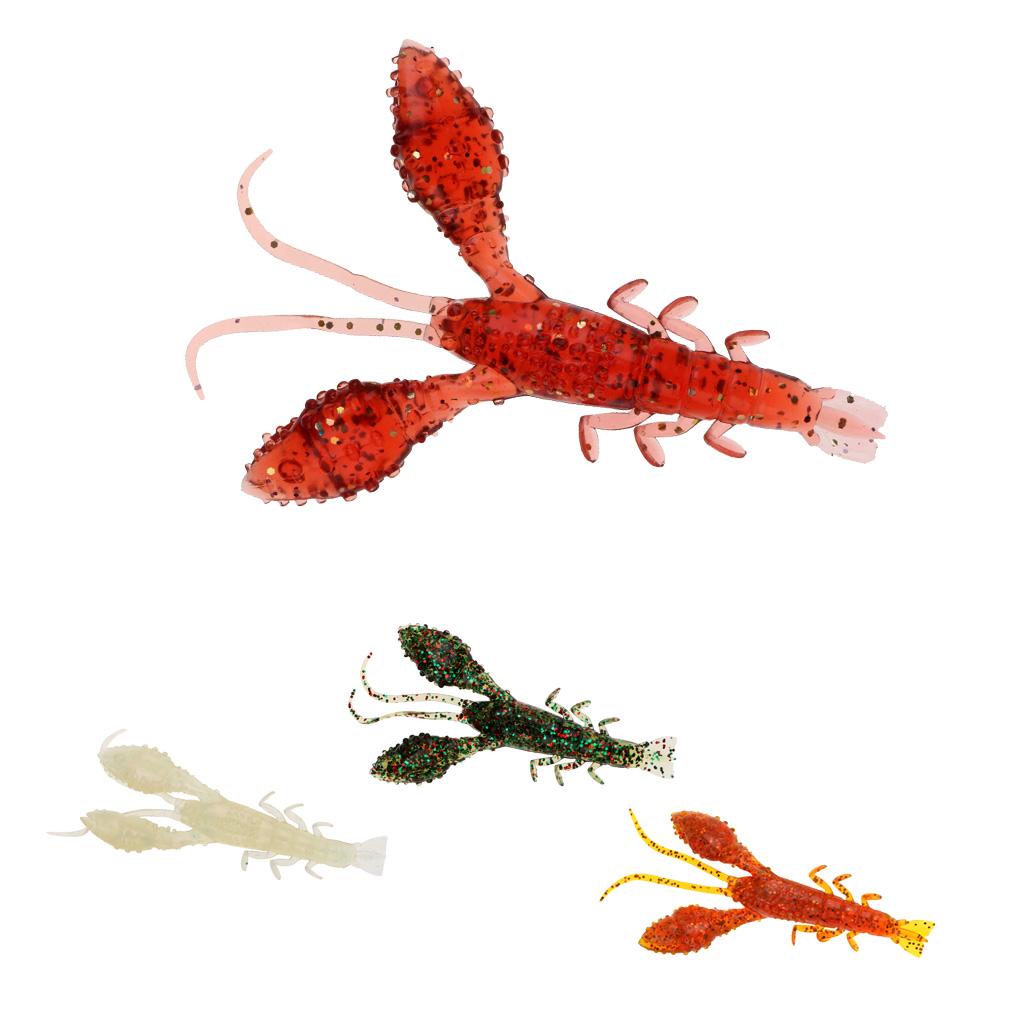 3D Crawfish Bait Fishing Tackle Lifelike Smell Shrimp Fishing Lures