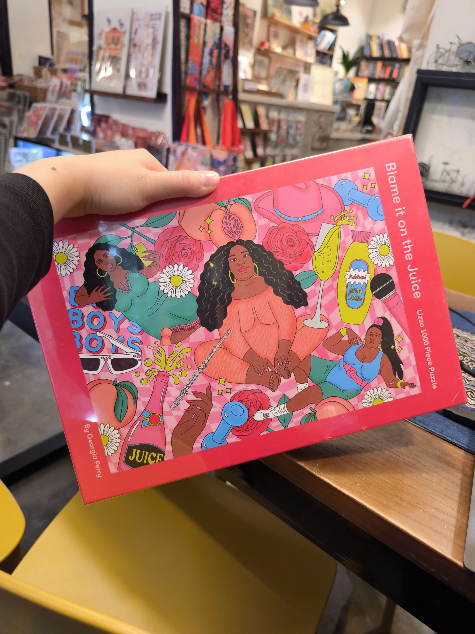 Sách - Blame It on the Juice: Lizzo 1000-Piece Puzzle by Georgia Perry