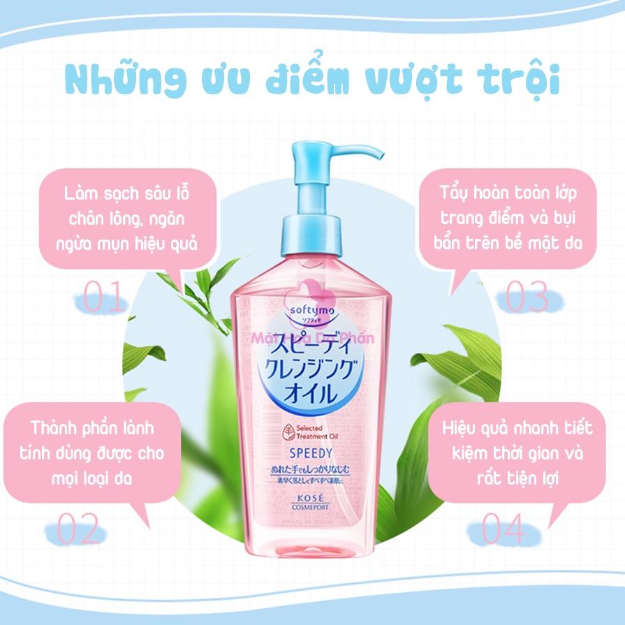 Dầu Tẩy Trang Kose Softymo Speedy Cleansing Oil Nd (230ml)