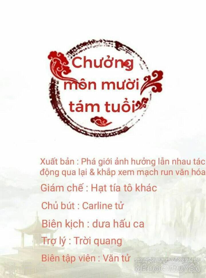 chưởng môn mười tám tuổi chapter 3 1