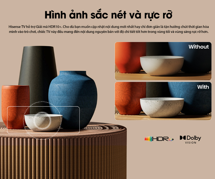 Google Tivi LED Hisense 4K 65 inch 65A6500K Google Assistant có tiếng việt, bảo hành 2 năm - HÀNG CHÍNH HÃNG